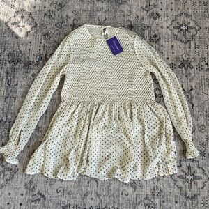 Seraphine Cream and Black Textured Maternity Dress